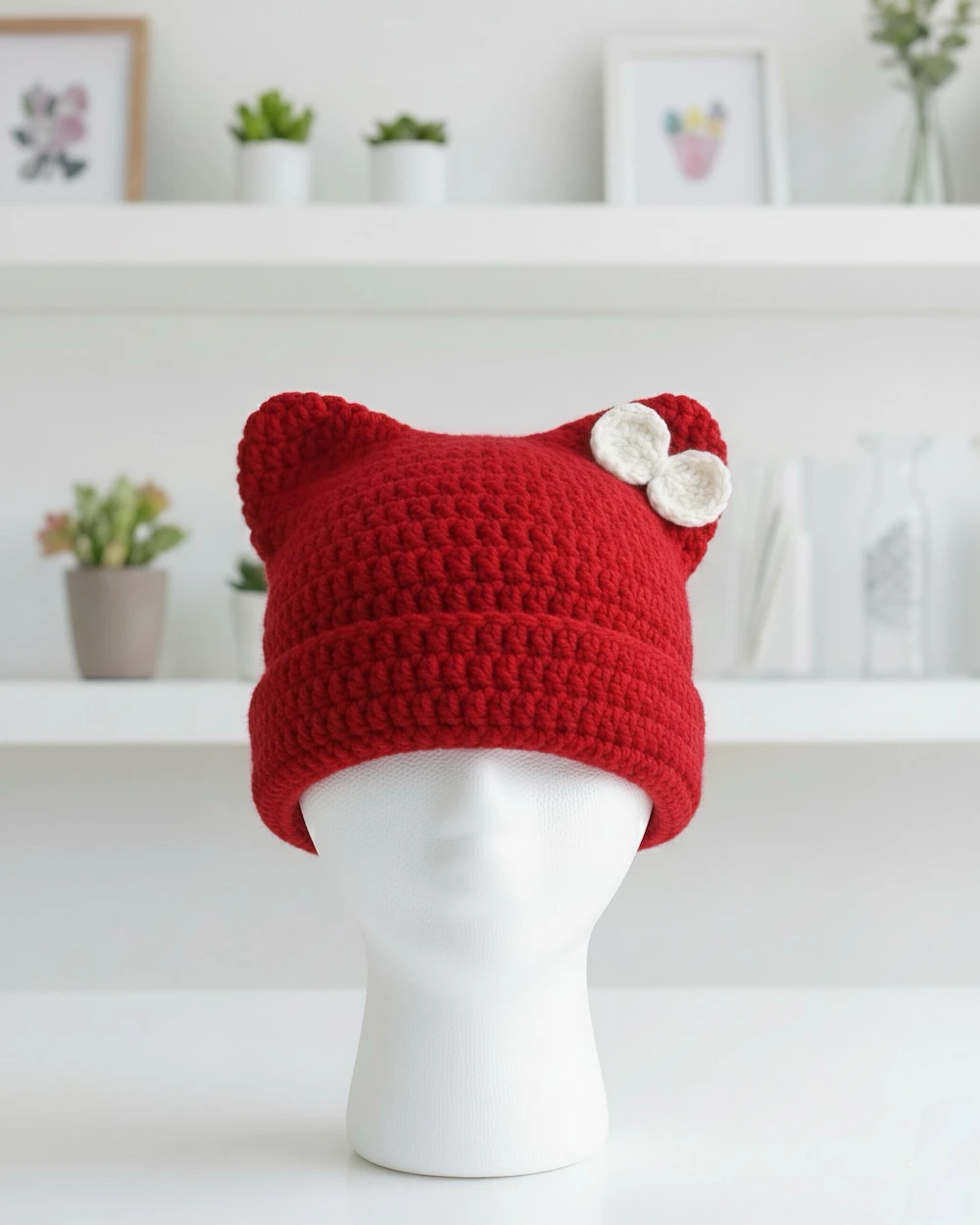 the whiskered wink beanie